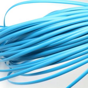 500G Blauw Pe Rotan Platte Synthetische Rotan Weven Materiaal Plastic Knit Rotan Voor Outdoor Tafel Stoel Component
