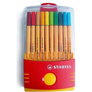 10 stks/set Stabilo Marker Pen Set 25 Kleuren Haak Lijn Pen Aquarel Schets Voor Schilderij Tekening Kunst School Supplies Liner 0.4mm