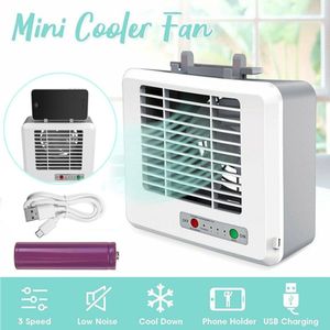 Thuis Mini Usb Air Cooler Draagbare Airconditioner Luchtbevochtiger Luchtreiniger Desktop Sterilisatie Air Cooling Fan Voor Slaapkamer Kantoor