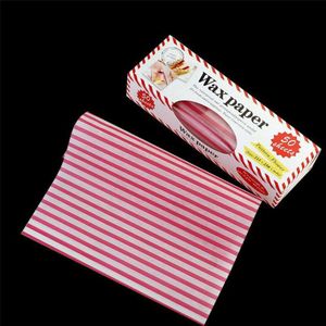 Wax Papier Food Grade Vet Papier Voedsel Wrappers Inpakpapier Voor Brood Sandwich Hamburger Frietjes Oliepapier Bakken Tools 50 Stuks