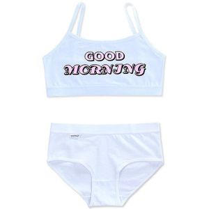 Meisjes Kinderen Beha Vest Ondergoed Set Katoenen Dunne Riem Vest Meisjes Tube Top Ondergoed Set Zomer Sport Jarretel beha