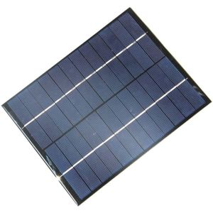 5.2W 12V Zonnecel Polykristallijne Zonnepanelen Diy Panel Solar Power Battery System Charger 165X210X3 Mm
