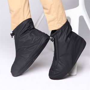 Mannen Vrouwen Schoenen Voor Regen Flats Enkellaarsjes Cover Pvc Herbruikbare Non-Slip Cover Voor Schoenen Met Interne waterdichte Laag