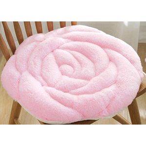 Comfortabele Kussen Rose Kussen Bureaustoel Kussen Herfst En Winter Tatami Warm Pluche Gewatteerde Kussen