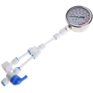 2in1 Waterzuiveraar Tap Leidingen Manometer Test Meter 0-1.6MPA Anti-Vibratie
