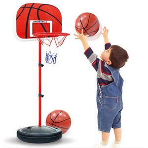 Verstelbare Kids Speelgoed Basketbal Bal Hoepel Outdoor Indoor Training Basketbal Tafel Activiteit Game Draagbare Basketbalrugplank