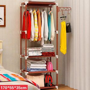 Eenvoudige Metalen Ijzer Kledingrek Vloerstaande Kapstok Slaapkamer Organizer Kleerhanger Schoenen Rack Вешалка Для Одежды