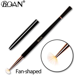 Bqan Sandelhout Nagelborstel Gel Penselen Nail Art Uv Gel Polish Verf Nail Art Borstel Gesneden Bloemen Manicure Nail Gereedschap met Cap