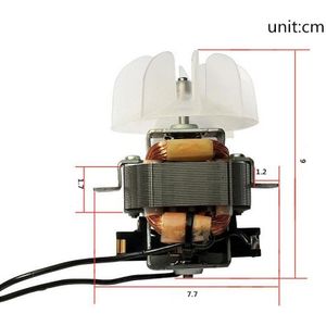 Eenfase AC220V 50HZ high power haardroger motor, Professionele haardroger AC motor accessoires