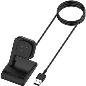 Fifata Snelle Oplader Voor Fitbit Versa 3/Gevoel Smart Horloge Opladen Dock Usb Power Cradle Opladen Kabel Voor Fitbit gevoel Versa3