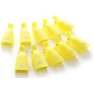 10 Stks/zak Nagellak Remover Set Plastic Hand Nail Soak Off Uv Gel Clip Cap Benodigdheden Voor Professionals Gereedschap manicure