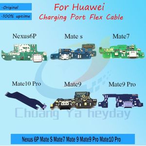 Originele Voor Huawei Nexus 6P Mate S Mate7 Mate 9 Mate9 Pro 10 Pro Poort Opladen Flex Kabel Lint vervanging Met Microfoon