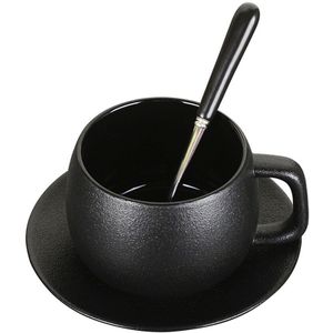 Vintage Herbruikbare Keramische Koffie Cup Porselein Tea Kopjes En Schotel Espresso Cups Milieuvriendelijke Huis 50T025