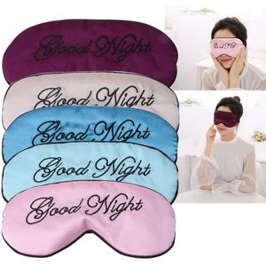 1PC Leuke Slaap Oogmasker Gewatteerde Shade Cover Travel Relax Aid Blindfold !