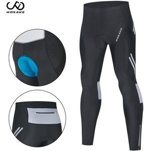 Wosawe Zomer Heren Fietsen Broek Mesh Ademend Reflecterende Sneldrogende Downhill Mtb Fiets Broek Met Pocket Bike Broek