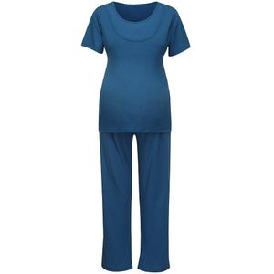 ARLONEET Moederschap Korte Mouwen Borstvoeding Verpleging Baby homewear zwangere sleep T-shirt Tops + Streep Broek Pyjama Set W0411