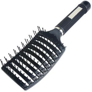 1Pc Detangling Kam Massage Haar Kam Krullend Haar Borstel Varkenshaar Borstel Salon Hair Styling Tools Kapper Accessoires