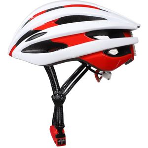 Ftiier Licht Fietshelmen Night Cycling Bike Adventure Helm Integraal-Gegoten Mannen Vrouwen Fiets Mtb Riding Veilig Hoed 56-62Cm