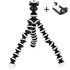 Octopus Flexibel Statief Gorillapod Voor Telefoon Telefon Mobiele Telefoon Smartphone Dslr Camera Tafel Bureau Mini Statief Met Clip