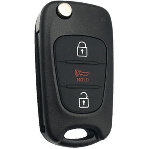 3 Knoppen Flip Folding Key Case Voor Kia Rondo Rio Soul Sportage Sorento K5 K2 Voor Hyundai I20 I30 I35 auto Afstandsbediening Sleutel Shell Fob