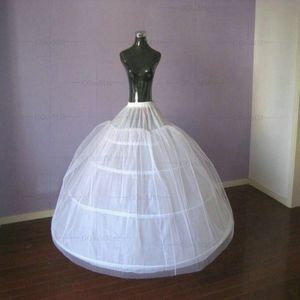 Trendy 5 Hoops Wit Petticoats Lange Prinses Pluizige Tule Baljurk Bruiloft Accessoires Vrouwen Rok Onderrok Bridal Petticoat