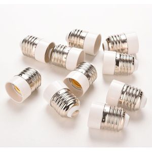 5 stks/set gloeilamp Base type Adapter Vuurvast Materiaal E27 om E14 lamphouder Converter Socket Conversie