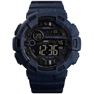 Skmei Sport Horloge Mannen Mode Digitale Horloges Mens Week Datum Stopwatch Relogio Digitale 2 Tijd Countdown Montre Homme