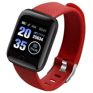 116 Plus Smart Armband Horloge Bluetooth 4.2 Smart Horloge Hartslag & Zuurstof Bloeddruk Sport Fitness Tracker