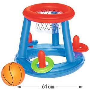 Water Opblaasbare Speelgoed Zwembad Basketbal Volleybal Handbal Pvc Plastic Nylon Mesh Water Bal Spelen Model Set Voor Kinderen