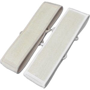 Natuurlijke Loofah Back Scrubber Wasmachine Douche Exfoliërende Body Diepe Reiniging Dubbelzijdig Bad Spons Badkamer Accessoires