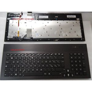 Echt Italiaanse Tastirea voor Asus G74 G74SX toetsenbord met achtergrondverlichting en frame V126262AK1 04GN562KIT00-1 0KN0-L81IT011