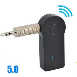 2 In 1 Draadloze Bluetooth-Compatibele Ontvanger Zender Adapter 3.5Mm Jack Voor Auto Muziek Audio Aux Hoofdtelefoon Handsfree