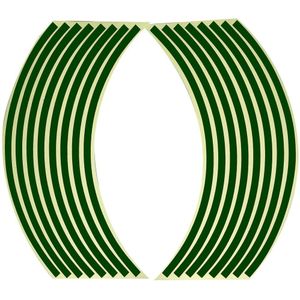 18 Inch Motorfiets Auto Wiel Sticker Wiel Ring Velg Ring Stickers Gewijzigd Wiel Stickers Band Reflecterende Sticker