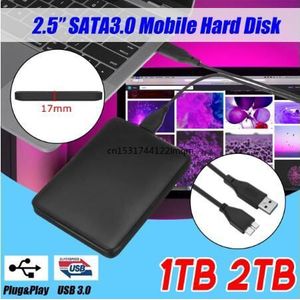 2.5 Externe Harde Schijf USB3.0 Hdd Hd Hard Disk 1Tb/2Tb Mobiele Harde Schijf Hdd Opslagapparaten voor Macs Computer Bureau Laptop