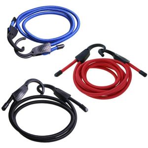 1.5M Auto Verstelbare Elastische Bungee Shock Cord Strap Stretch Plastic Haak Auto Bagage Tent Kajak Boot Kano Fietsen Touw beltsff