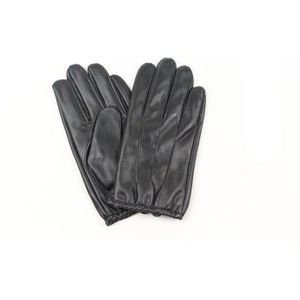 Lange Keeper Mode Zwart Pu Lederen Handschoenen Mannelijke Dunne Stijl Rijden Lederen Heren Handschoenen Antislip Volledige Vingers Palm touchscreen
