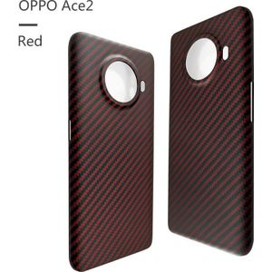 Carbon Fiber Beschermhoes Voor Oppo Ace2 Vivo X50 Telefoon, matte Aramid Fiber Ultra-Dunne Telefoon Case Oppo Reno 4/4 Pro