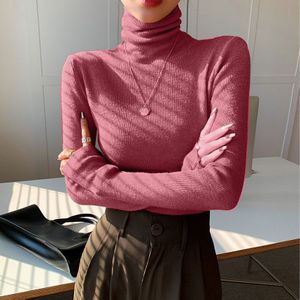 Hirsionsan - HRWS21088 - Trui - Turtleneck - Dames - Gebreide Jumper - Lange Mouwen - Solid