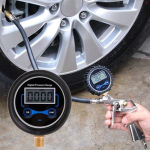 0-200PSI Lcd Digitale Bandenspanningsmeter Auto Auto Motorcycle Tyre Air Psi Meter 1/8 ""Npt Precisie: 0.01Bar