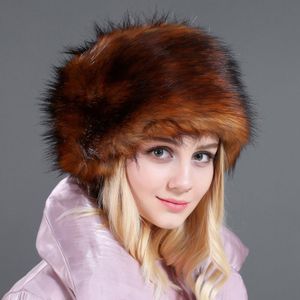 HT2728 Dikke Warme Bontmuts Dames Russische Hoeden Voor Vrouwen Winter Hoed Vrouwelijke Winddicht Ski Oorklep Bomber Hoed Russische Ushanka hoed