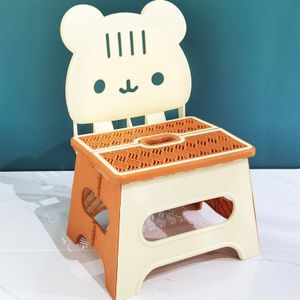 Educhild Kinderen Klapstoel Kind Outdoor Draagbare Camping Picknick Kruk Infant Opvouwbare Plastic Bankje Met Rugleuning Voor Kids