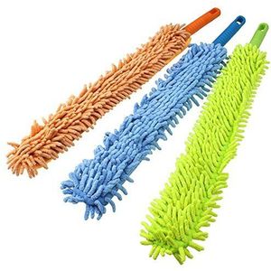Flexibele Chenille Buigbare Microfiber Cleaning Duster Borstel Willekeurige Kleur