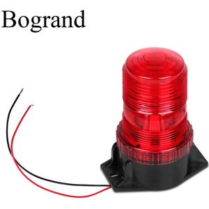 Bogrand 12-24V Red Fire Led Baken Noodwaarschuwing Flash Licht Bouw Op Nacht Veiligheid Strobe Flashing Lights