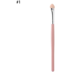 5Pcs Draagbare Wenkbrauw Spons Stok Oogschaduw Applicator Lange Handvat Eyeshadow Brush Cosmetische Vrouwen Beauty Makeup Tools