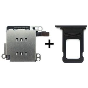 1Set Vervanging Voor Iphone Xr Dual Sim Card Reader Flex Kabel + Sim-kaart Lade Houder Slot Adapter