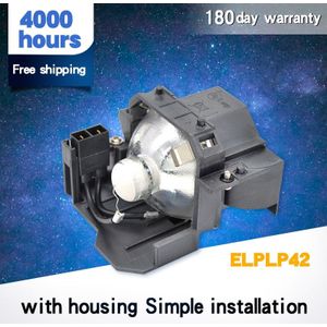 ELPLP42 Projector Lamp Met Behuizing Voor EMP-83H EMP-410WE EMP-280 EMP-270 EMP-822H EMP-400WE H281A V13H010L42