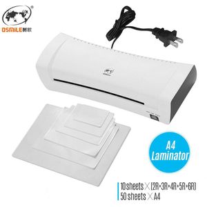 SL200 Laminator Machine Warm En Koud Lamineren Machine Twee Rollen Met A4 Maat 100 Vellen Voor Document Foto Kantoorbenodigdheden