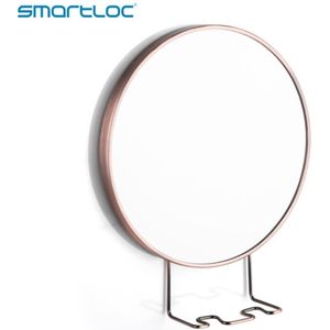 Smartloc 5X Vergrootglas Multifunctionele Spiegel Scheren Rack Bronskleur Spiegel Smart Badkamer Scheren Spiegel Make-Up Spiegel