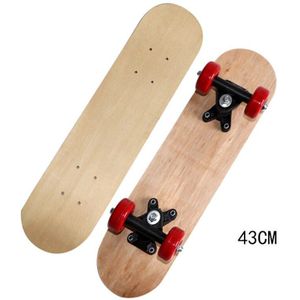 Skateboard Decks Kind Diy Board 7 Lagen Hout Maple Skate Board Dubbele Rocker Geen Afdrukken Diy Deel Leeg Bord kids Toy