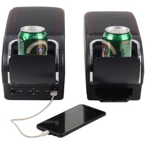 Voor Suzuki Swift Armsteun Doos Universele Car Center Console Modificatie Accessoires Dubbele Verhoogd Met 9 Usb 2005